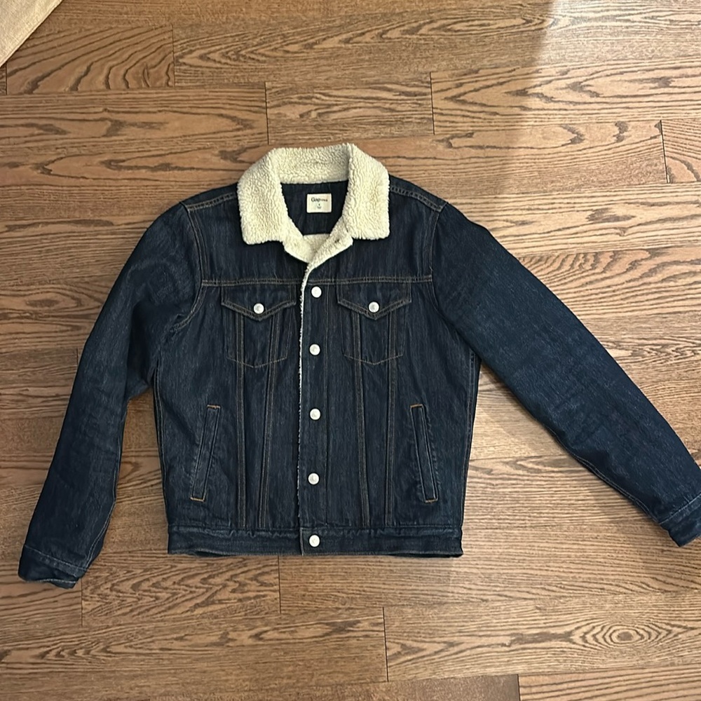 Gap Denim Sherpa Lined Jacket